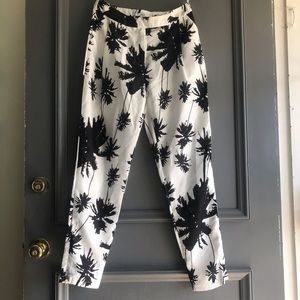 Asilio Palm Tree Tropical Resort White Pants S